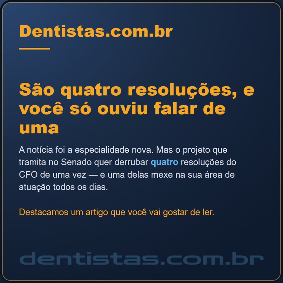 Slide 1 de 6 da edição
